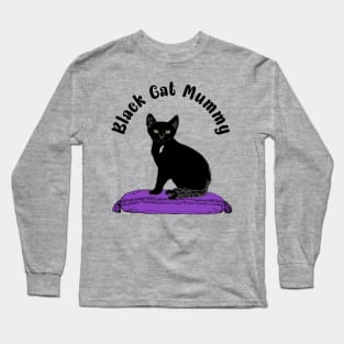 Black Cat Mummy Long Sleeve T-Shirt